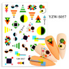 Self-adhesive nail stickers geometry YZW-S057