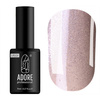 Hybrid nail polish with Cat Eye effect, peachy-beige Adore E-03 8ml