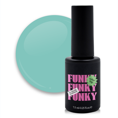 Adore Top hybrydowy Funky Color 05 neon miętowy 8ml