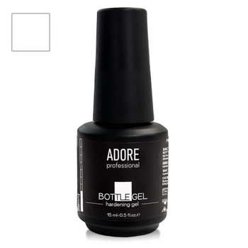 Рідкий гель Adore Bottle gel для зміцнення та моделювання нігтів молочний 15 мл