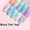 Top hybrydowy Toki Toki Black Dot Top z efektem „konfetti” 5 ml