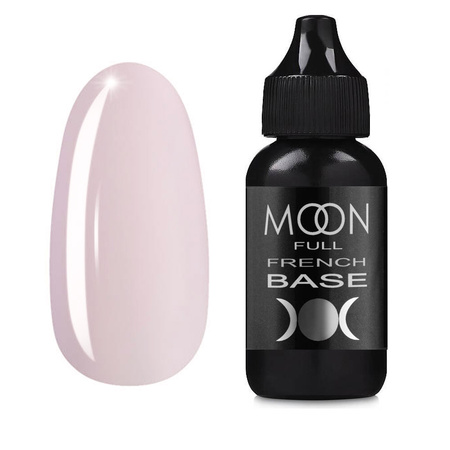 База камуфлирующая MOON Full French Rubber Base 12 молочно-розовый 30 мл 