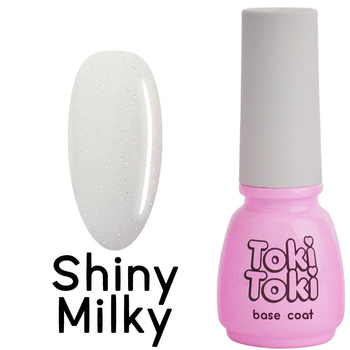 Kamuflująca baza Toki Toki Cover Shiny Milky Base mleczna z brokatem 5ml