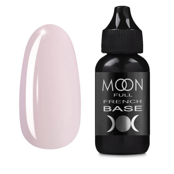 Baza hybrydowa MOON Full Cover French Rubber Base 12 mleczny różowy 30 ml