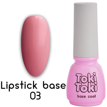 Baza hybrydowa kolorowa Toki Toki Lipstick LB03 różowy 5ml