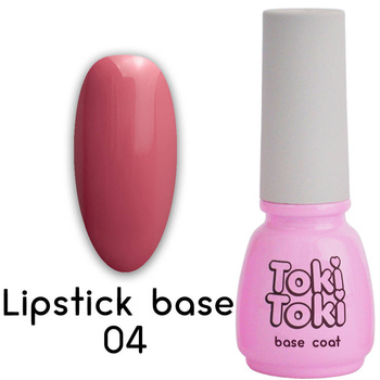 Baza hybrydowa kolorowa Toki Toki Lipstick LB04 różowy koral 5ml