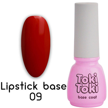 Baza hybrydowa kolorowa Toki Toki Lipstick LB09 czerwony 5ml