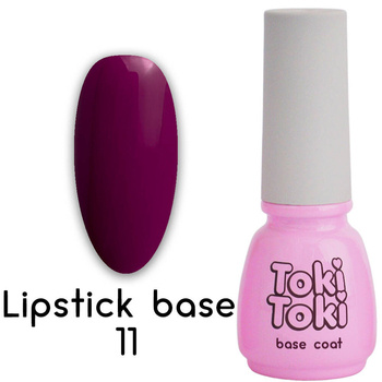 Baza hybrydowa kolorowa Toki Toki Lipstick LB11 ciemna fuksja 5ml