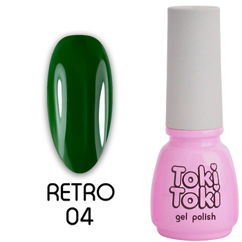 Lakier hybrydowy Toki-Toki Retro RT04 zielony 5ml