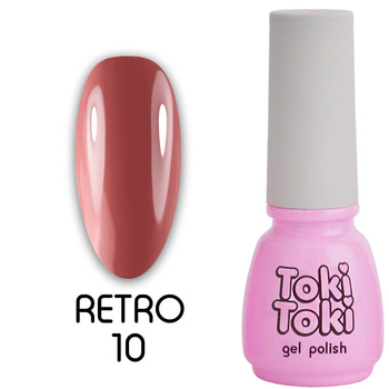 Lakier hybrydowy Toki-Toki Retro RT10 różowy arbuz 5ml