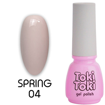 Lakier hybrydowy Toki-Toki Spring SP04 beżowy 5ml