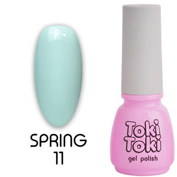 Lakier hybrydowy Toki-Toki Spring SP11 niebiesko-zielony 5ml