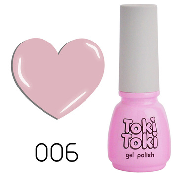 Lakier hybrydowy do paznokci Toki-Toki 06 różowy nude 5ml