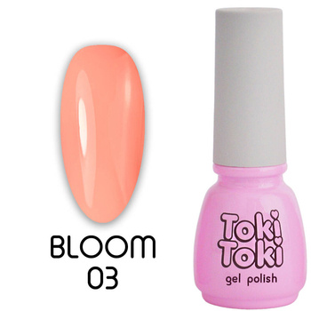 Lakier hybrydowy do paznokci Toki-Toki Bloom BM03 pomarańczowy 5ml