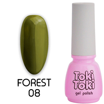 Lakier hybrydowy do paznokci Toki-Toki Forest 08 zielona oliwka 5ml