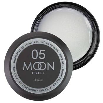 MOON Full akrylożel do przedłużania 05 mleczny perłowy z brokatem 30ml