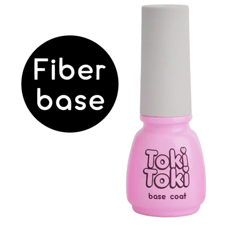 Baza hybrydowa Toki Toki Fiber Base mocna do paznokci problematycznych5ml 