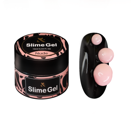 FOX Slime Gel Nude Żel 3D do zdobień różowy 10 ml