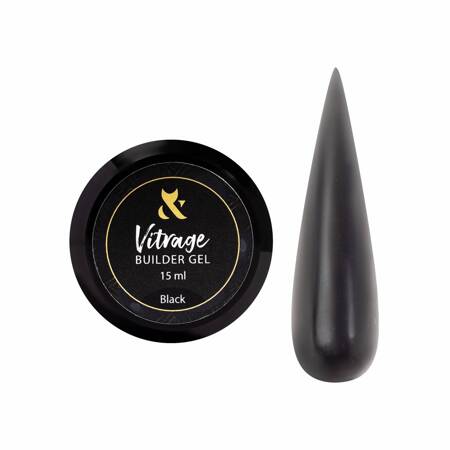 FOX Vitrage Builder Gel Black 15 ml