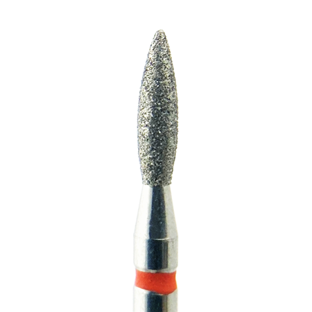 Frez diamentowy do skórek płomyk czerwony Podomedical P/C-05 8 мм/2,1 мм