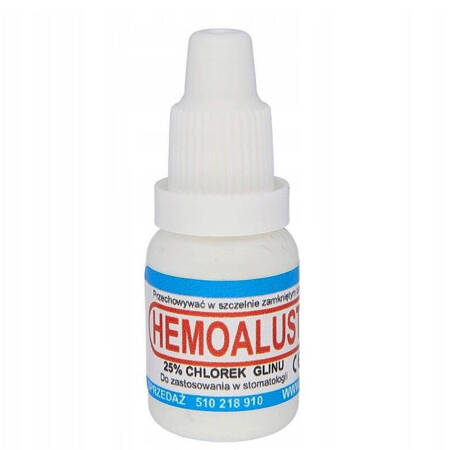 HEMOALUSTAT Płyn do tamowania krwawienia 10 ml