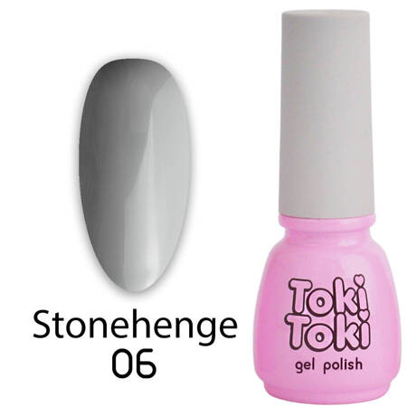 Lakier hybrydowy Toki-Toki Stonehenge ST06 szary 5ml