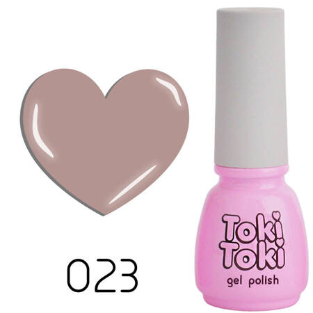 Lakier hybrydowy do paznokci Toki-Toki 23 karmelowy nuede 5ml