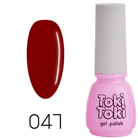 Lakier hybrydowy do paznokci Toki-Toki 47 czerwony 5ml