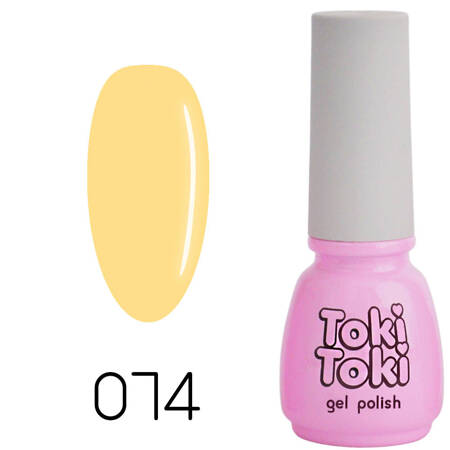 Lakier hybrydowy do paznokci Toki-Toki 74 blady żółty 5ml