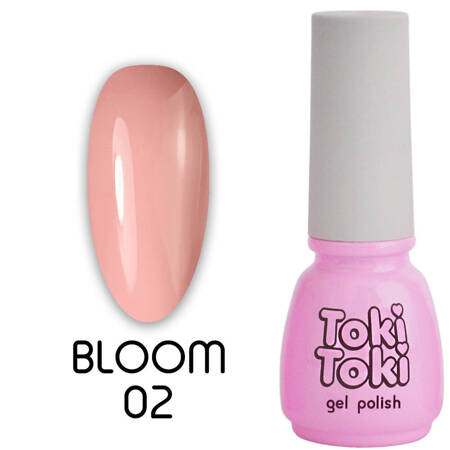 Lakier hybrydowy do paznokci Toki-Toki Bloom BM02 różowy róż 5ml