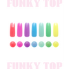 Adore Top hybrydowy Funky Color 02 neon pudrowy róż 8ml