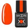 Lakier hybrydowy do paznokci MOON FULL Neon 707 marchewkowo-koralowy 8ml