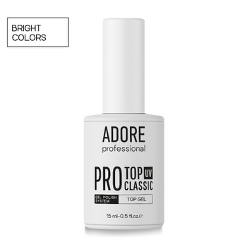 Top для гель-лака Adore Pro Classic для светлых оттенков с UV 15ml