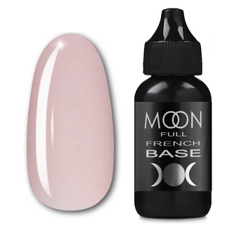 База камуфлирующая MOON Full French Rubber Base 07 персик 30 мл 