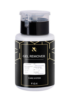 F.O.X Gel Remover средство для снятия гель лака, 160 ml