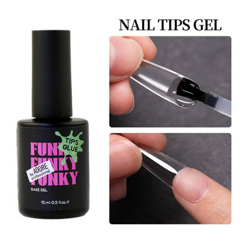 Гель-клей для гелевых типов Adore Funky Tips Glue 15мл