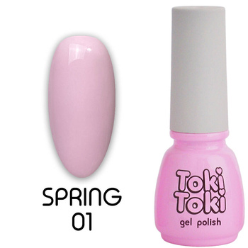 Гель-лак для ногтей Toki Toki Spring SP01 светло-розовый 5мл