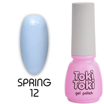 Гель-лак для ногтей Toki Toki Spring SP12 голубoй 5мл