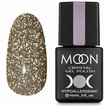 Гель-лак светоотражающий золотой Moon Full Crystal 06 8ml