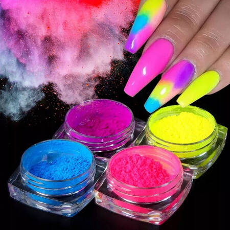 Пигменты для дизайна ногтей Neon Pigments Magnetic уп. 5 шт