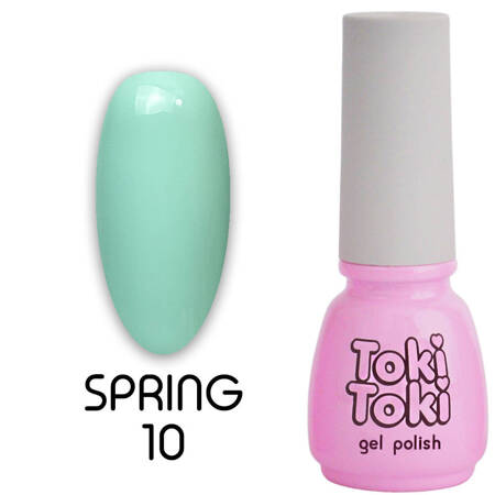 Гель-лак для ногтей Toki Toki Spring SP10 бирюзовый 5мл