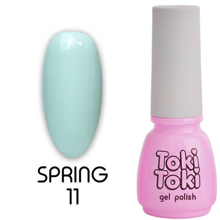 Гель-лак для ногтей Toki Toki Spring SP11 голубовато-зеленый 5мл