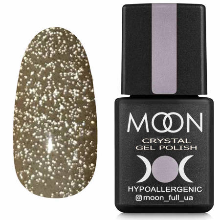 Гель-лак светоотражающий золотой Moon Full Crystal 06 8ml