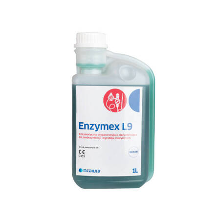 Концентрат без спирта для очистки и дезинфекции инструментов Medilab Enzymex L9 1л