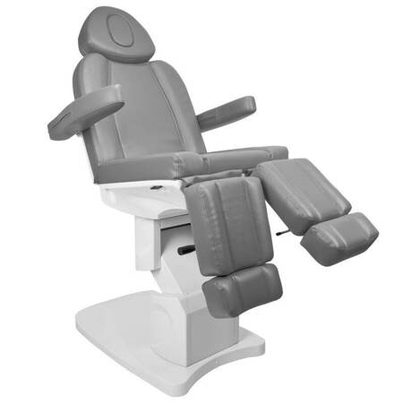 Профессиональное электрическое подологическое кресло для процедур педикюра AZZURRO 708AS PEDI, серое (3 мотора)