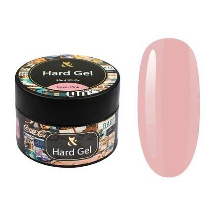 F.O.X Hard gel Cover Pink  строительный гель жидкой консистенции, 30 ml
