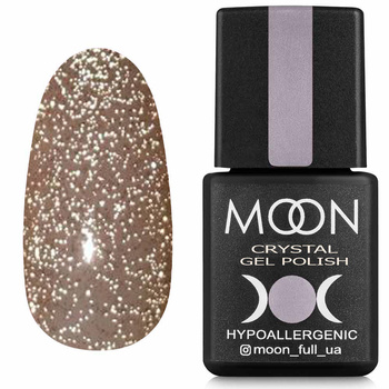 Гель-лак світловідбиваючий коричневий Moon Full Crystal 05 8ml