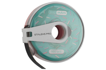 Змінні файли для пилкі металевої основи Staleks PapMam 100гріт пончик з затискачем 6м