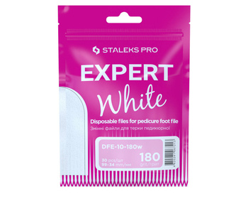 Зьшнні файли білі для педикюрної тертки Snfltrs Pro Exspert 180 гріт