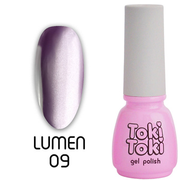 Магнітний гель-лак для нігтів Котяче око Cat Eye Purple Toki Toki Lumen 09 фіолетовий 5мл